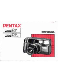 Pentax Zoom 90 manual. Camera Instructions.